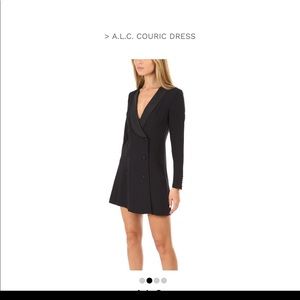 alc couric blazer dress